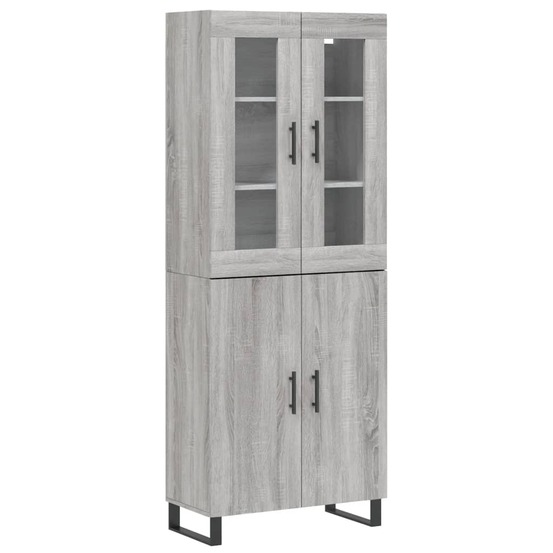 Buffet bahut commode armoire meuble de rangement organisateur cuisine salle de séjour salon haut sonoma 69,5 x 34 x 180 cm bo