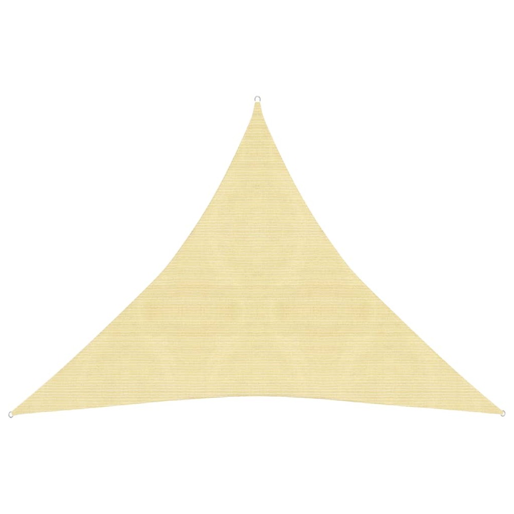 Voile toile d'ombrage parasol 160 g/m² pehd 3 x 3 x 3 m beige