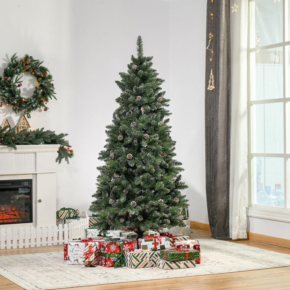 Sapin de noël artificiel en pvc vert 180 cm