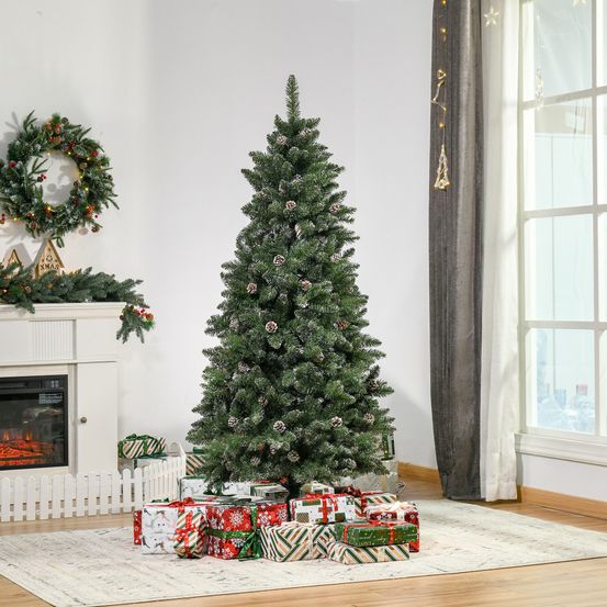 Sapin de noël artificiel en pvc vert 180 cm