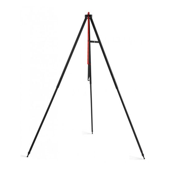Trépied pliable en acier noir, h 160cm