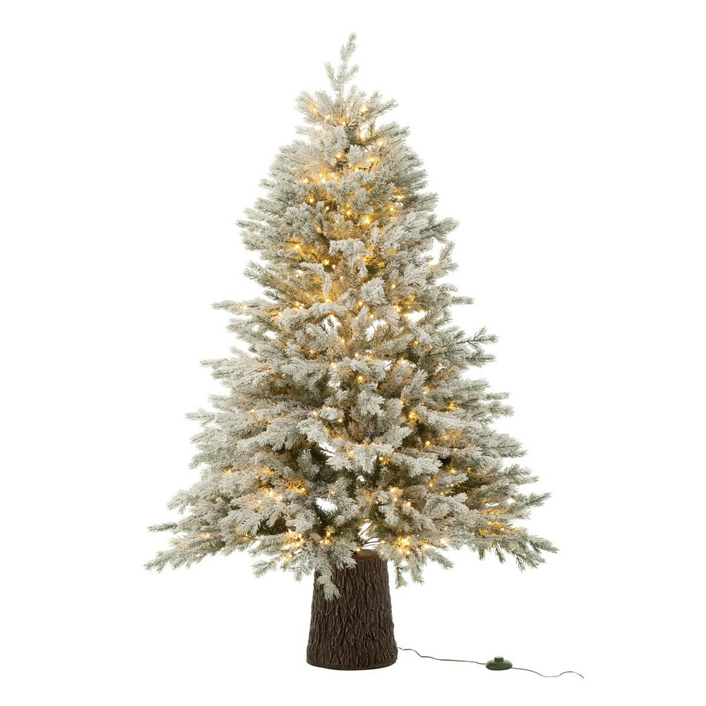 Sapin de noël enneigé 600 led 