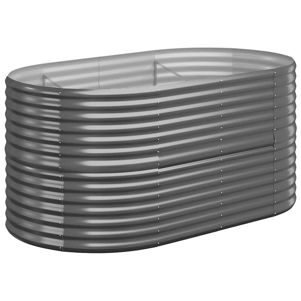 Lit surélevé de jardin acier galvanisé anthracite