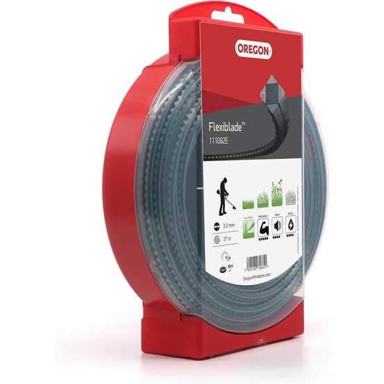 Fil débroussailleuse carré flexi-blade noir/gris ø3.0mm/37m oregon 111082e