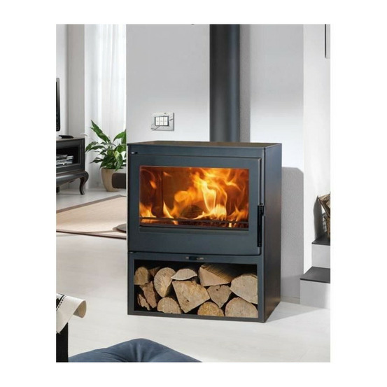 Poele a bois - panadero - garonne ecodesign - 7,1 kw - bûches 50 cm