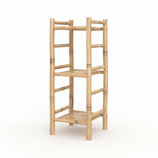 Bami-étagère en bambou, 3 niveaux