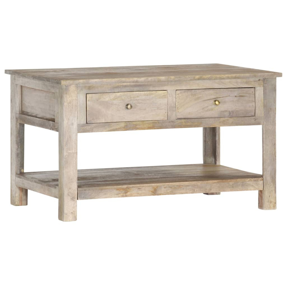 Table basse 82x52x47 cm bois de manguier massif