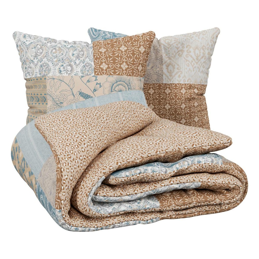 Parure de lit imprimée aiden 240x220cm