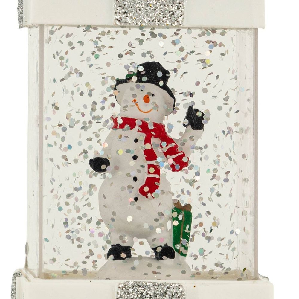 Décoration cadeau h13 cm 1 led blanc chaud à piles