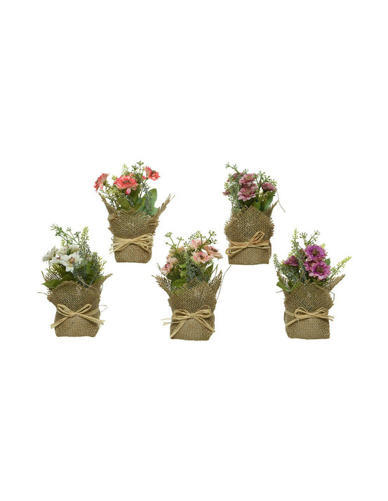 Mini plante artificielle chevrons décoration sans entretien, motifs chevrons variés - everlands