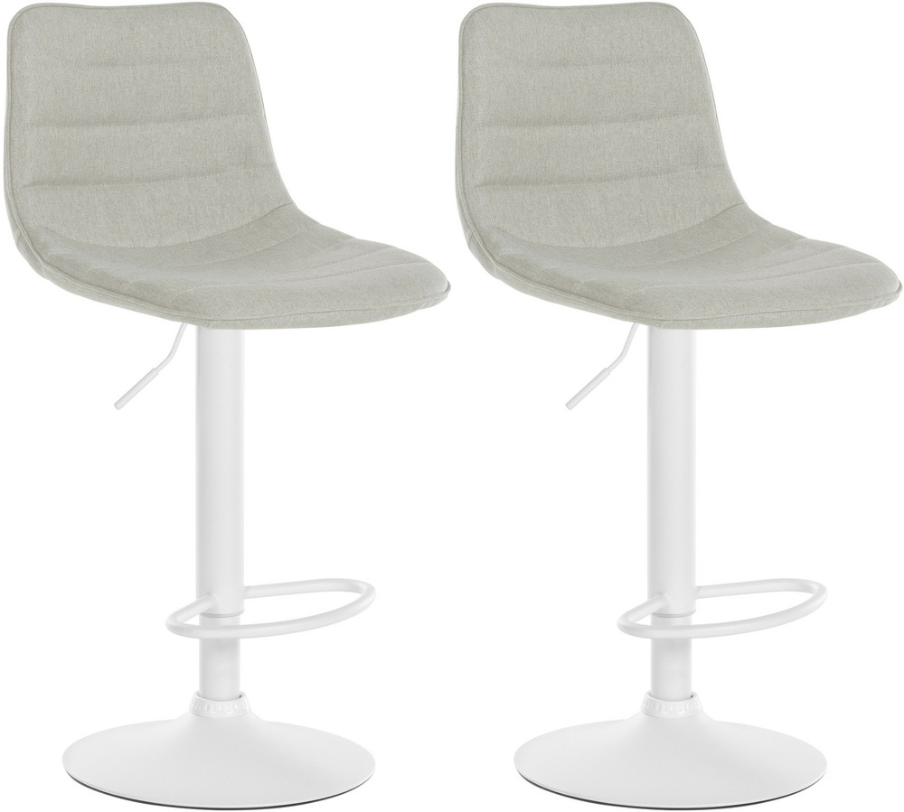 Lot de 2 tabourets de bar lex tissu w