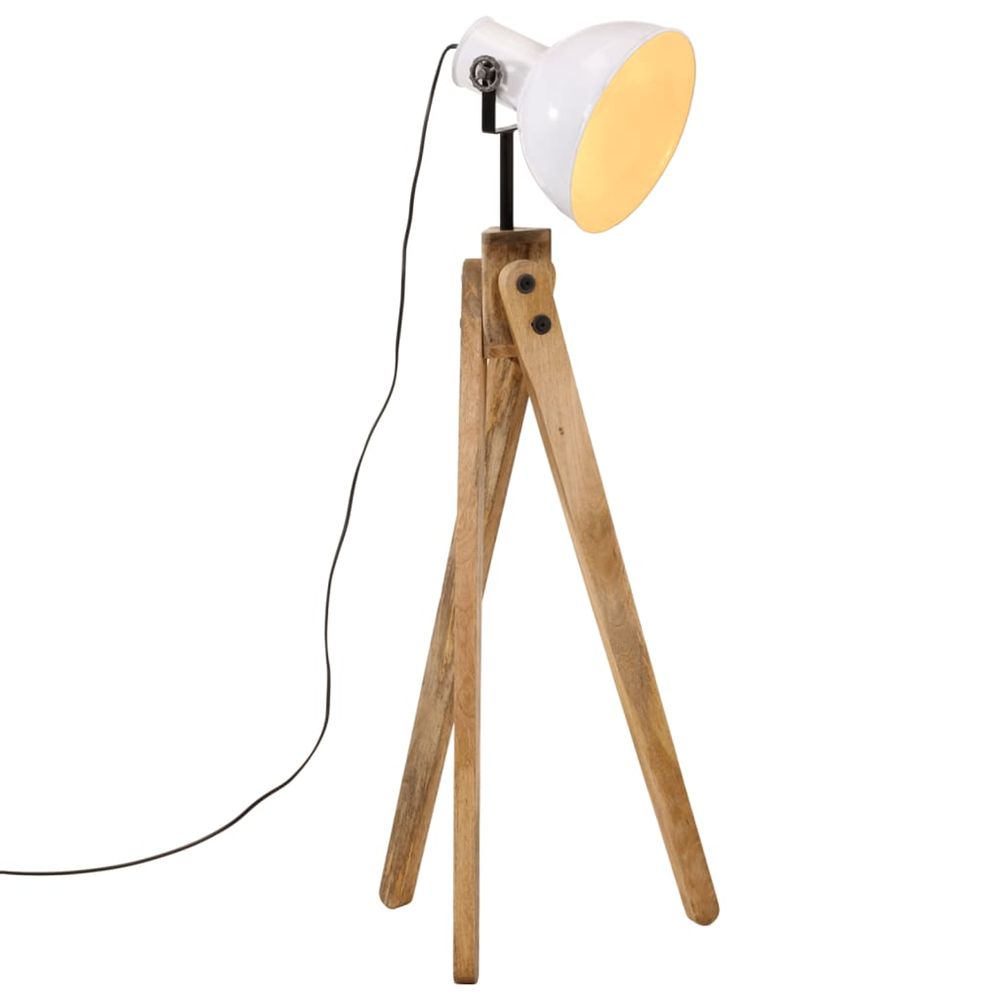 Lampadaire 25 w blanc 45x45x120 cm e27