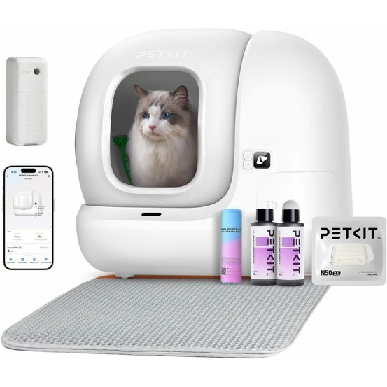 Puramax 2 robot litière automatique pour chat - pack premium