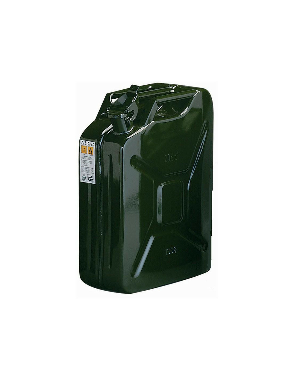 Jerrican tole hydrocarbure 10 litres