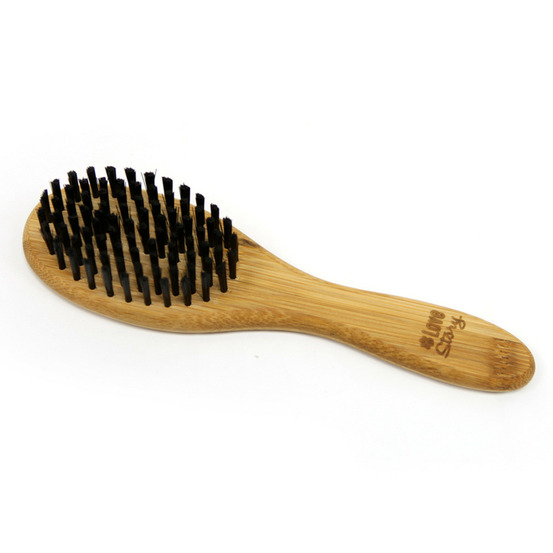 Brosse de toilettage bambou