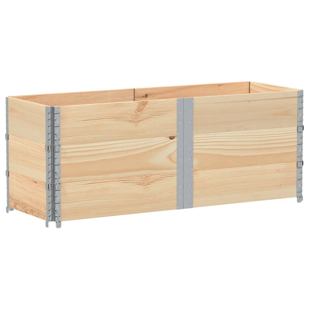 Jardinière d'extérieur 150x50 cm bois de pin massif