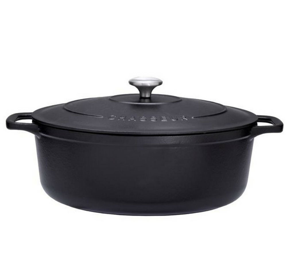 Cocotte ovale en fonte 35cm noir - puc473501