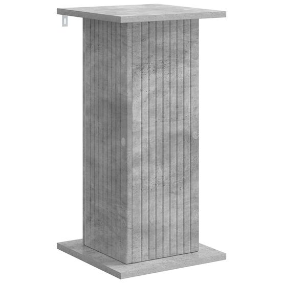Support de plante gris béton 30,5 x 30 x 60,5 cm