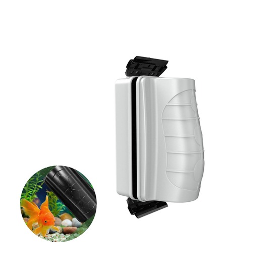 Nettoyeur magnétique flottant pour aquarium - grattoir