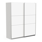 Armoire 2 portes coulissantes - ghost - blanc - 178,1 x 59,9 x 203 cm - demeyere