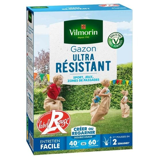 Gazon ultra résistant boite de 1 kg