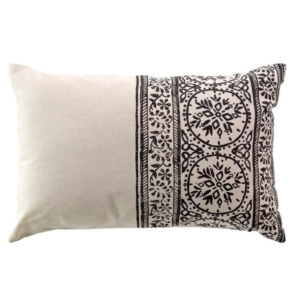 Coussin déco imprimé 