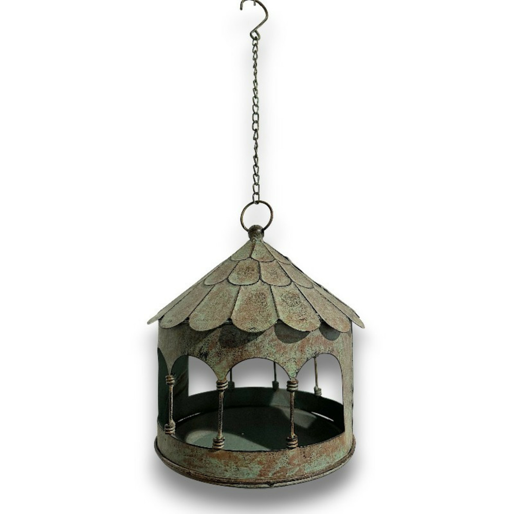 Mangeoire à suspendre fer 23x23x58cm