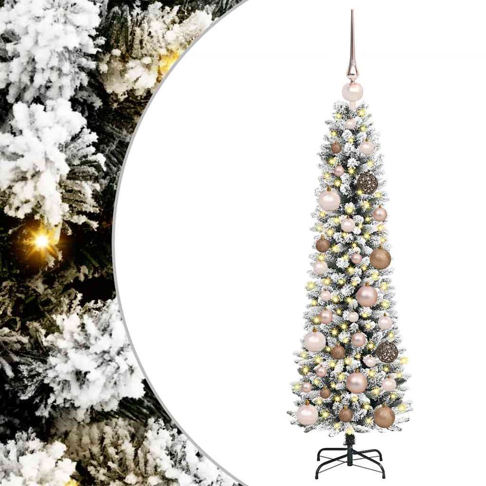 Sapin de noël artificiel blanc 120 cm pvc, métal et plastique