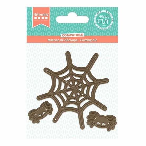 Matrice de découpe et d'embossage - araignées