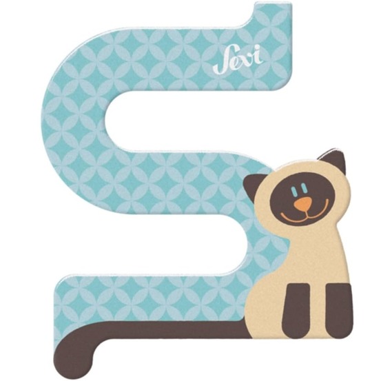 Lettre S - Chat Siamois