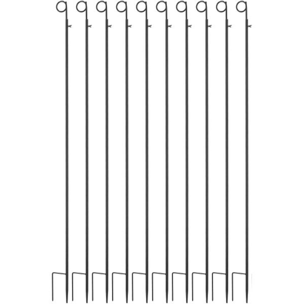Support pour guirlande et éclairages extérieurs lot de 10