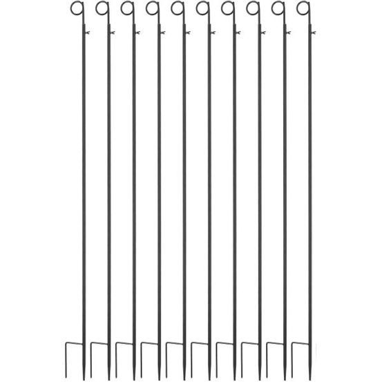 Support pour guirlande et éclairages extérieurs lot de 10