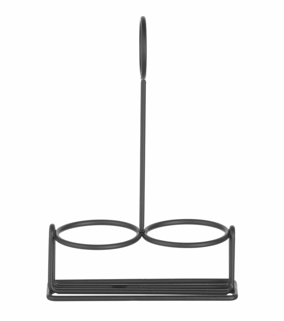Support à condiments noir 135x65x(h)200 mm - hendi