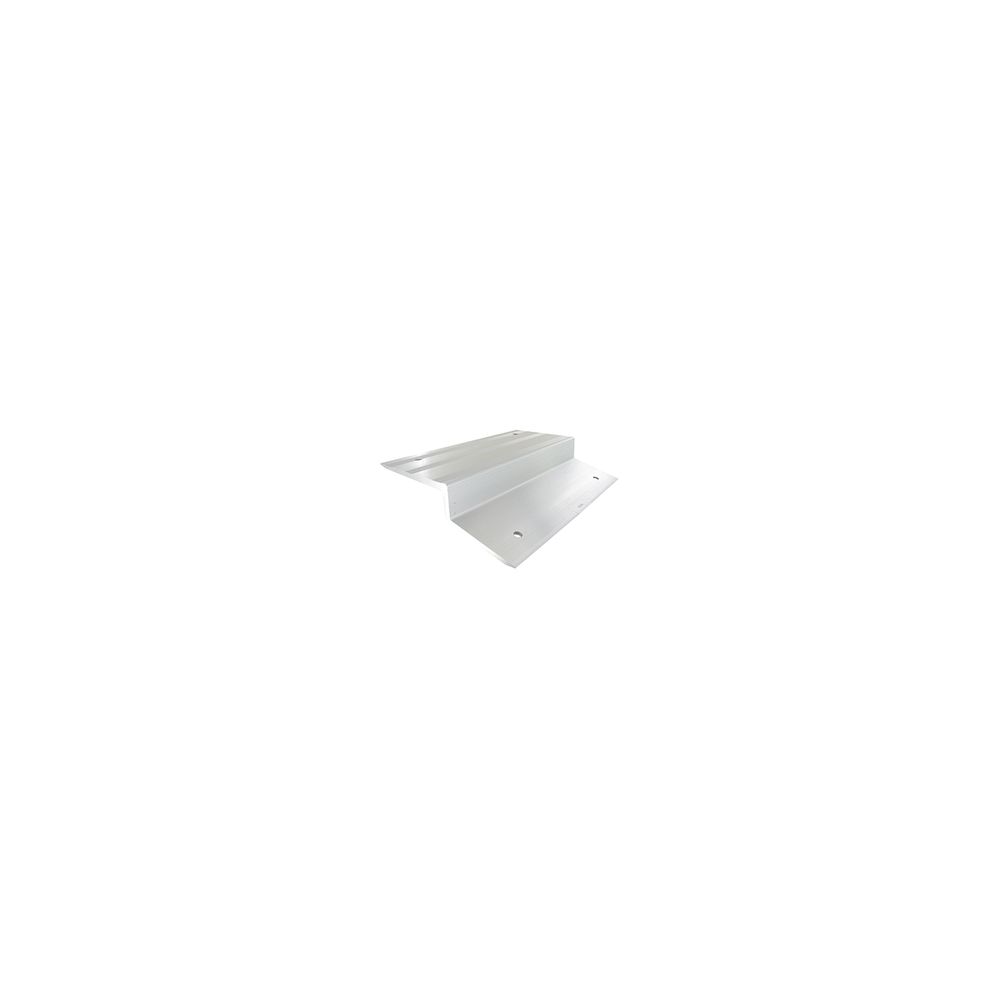 Jeu de 2 sabots aluminium pour rampes en bois largeur: 28cm