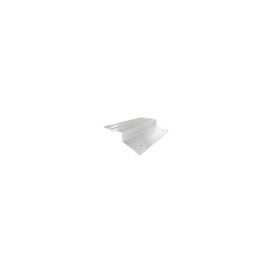 Jeu de 2 sabots aluminium pour rampes en bois largeur: 28cm