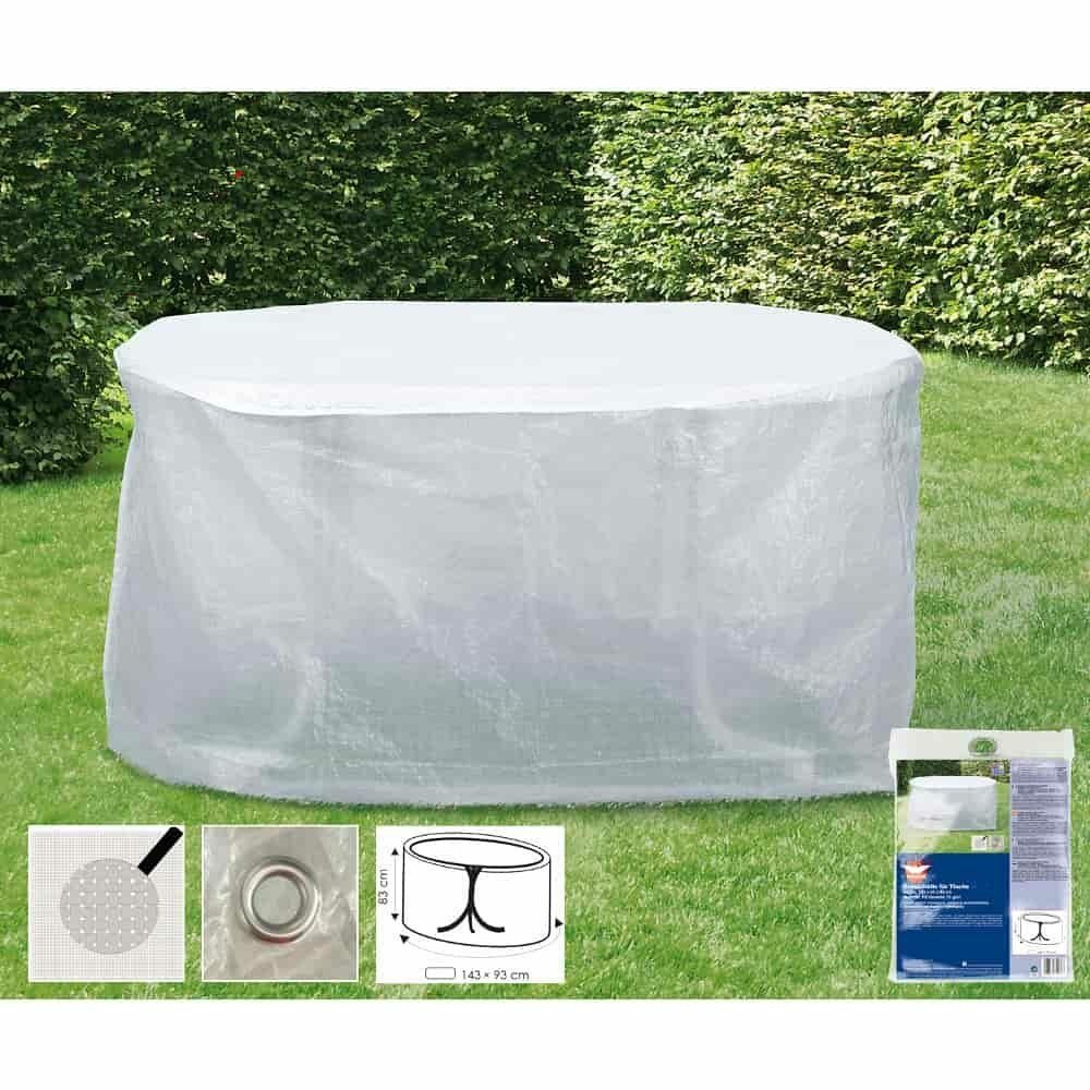 Housse de protection transparente table, env.93x83