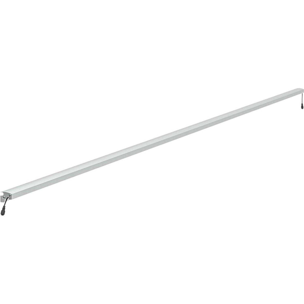 Barrette lumineuse pour clôture et gabion 1. 96 m argent