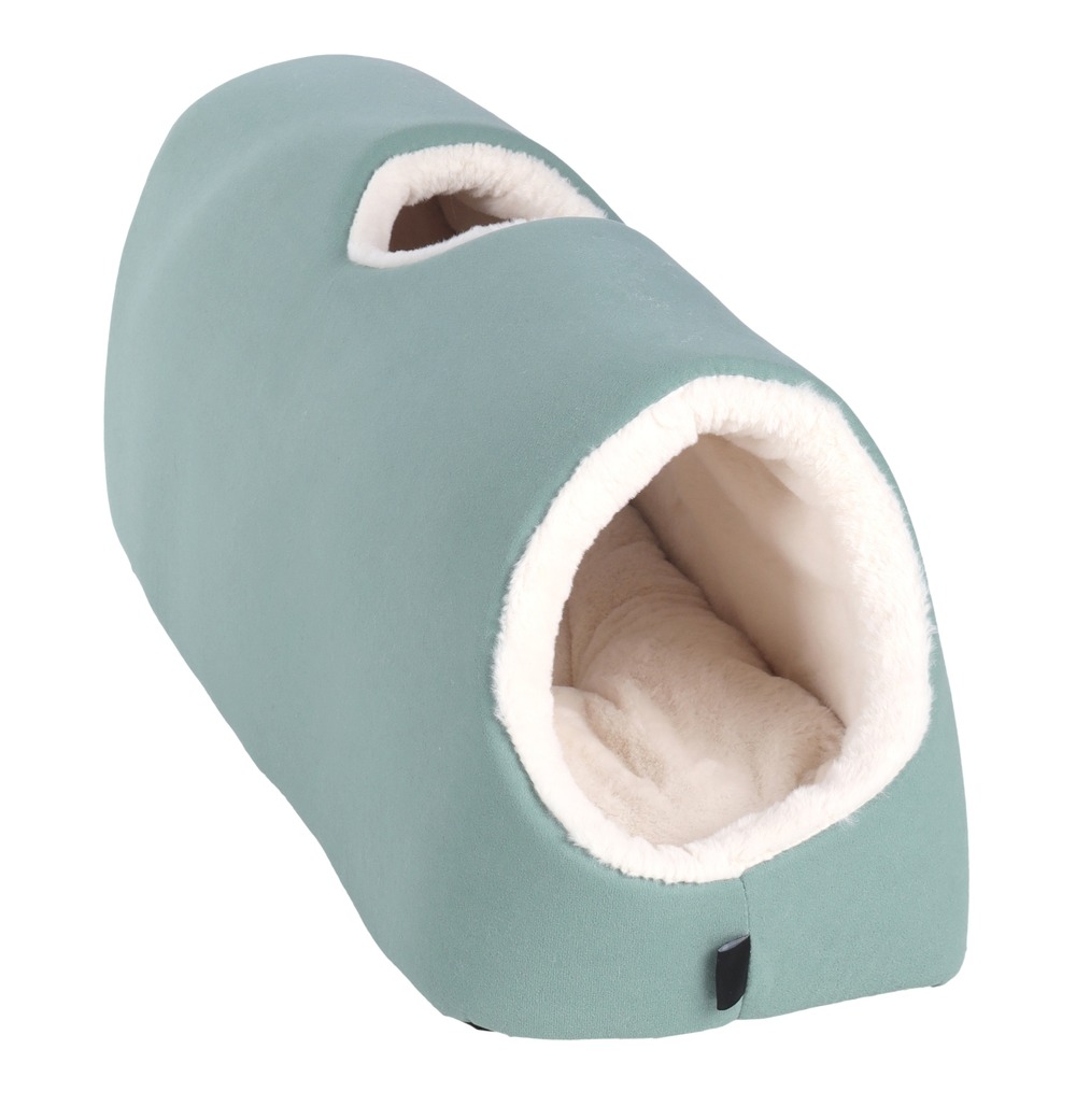 Couchage en tunnel pour chat