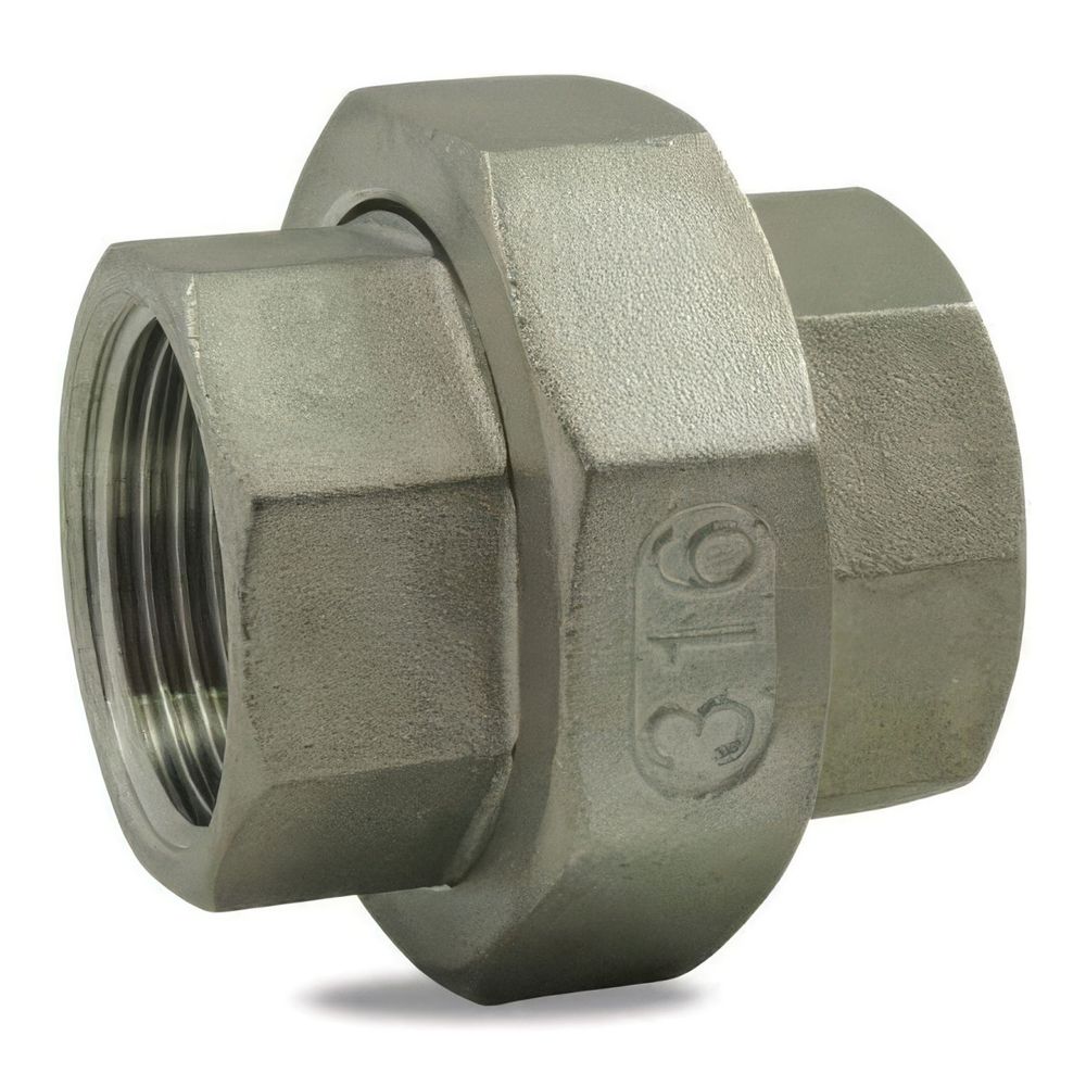 Union à portée conique femelle / femelle en inox 316 - 2''