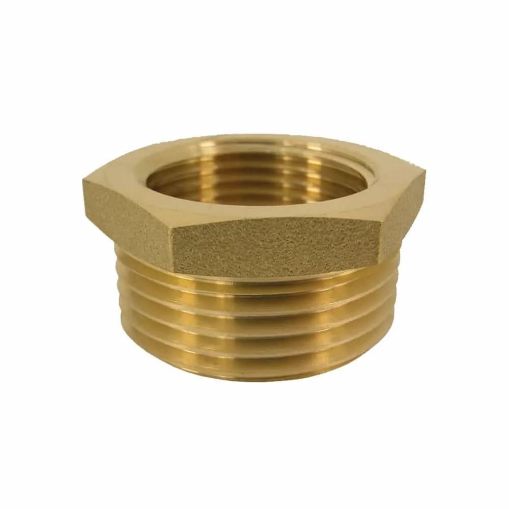 Raccord laiton fileté, réduction laiton 2' x 3/4'