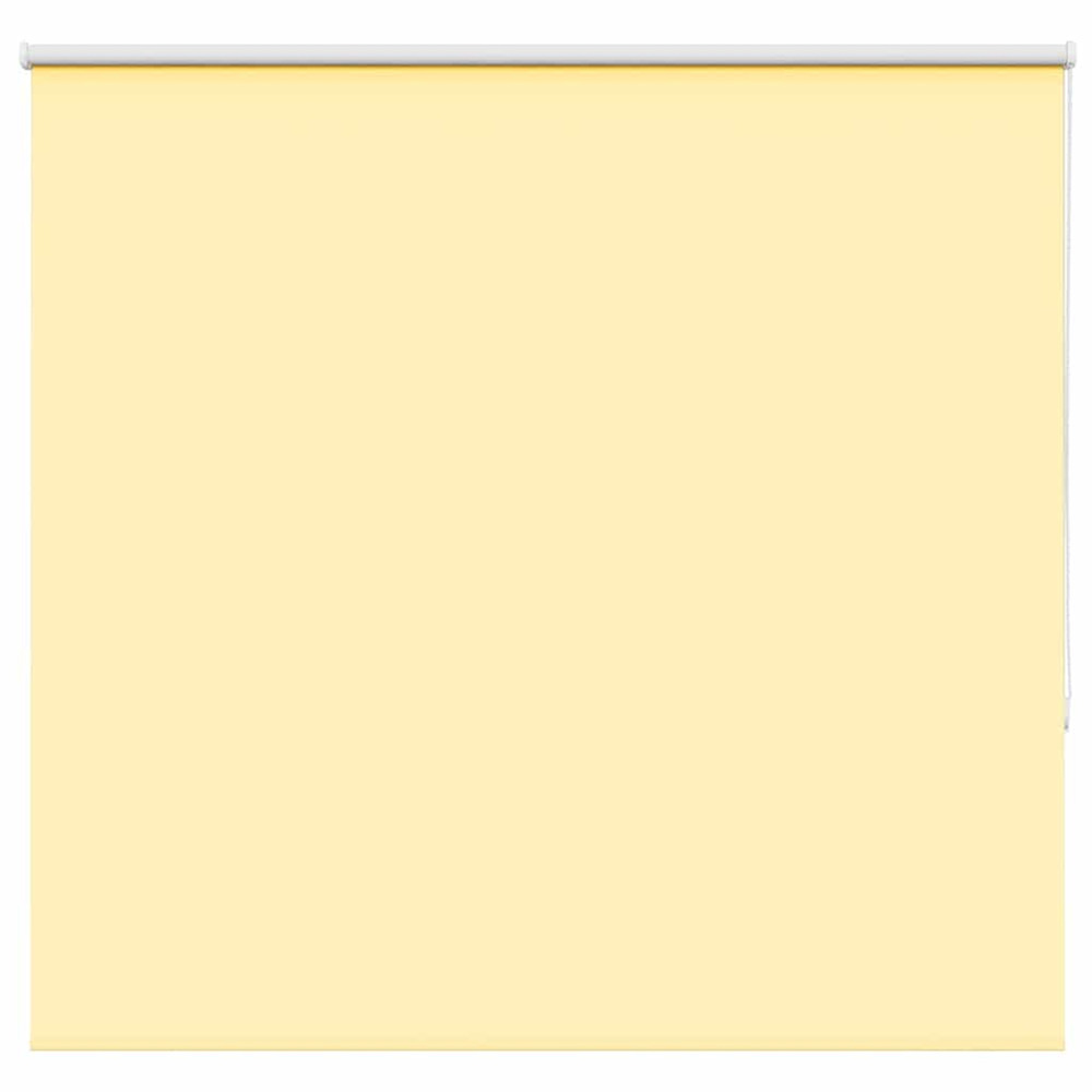 Store enrouleur occultant jaune largeur du tissu 151,6 cm