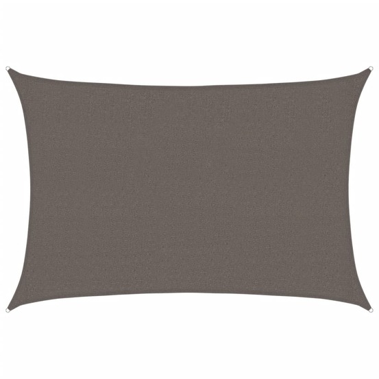 Voile d'ombrage 160 g/m² anthracite 2,5x3,5 m pehd