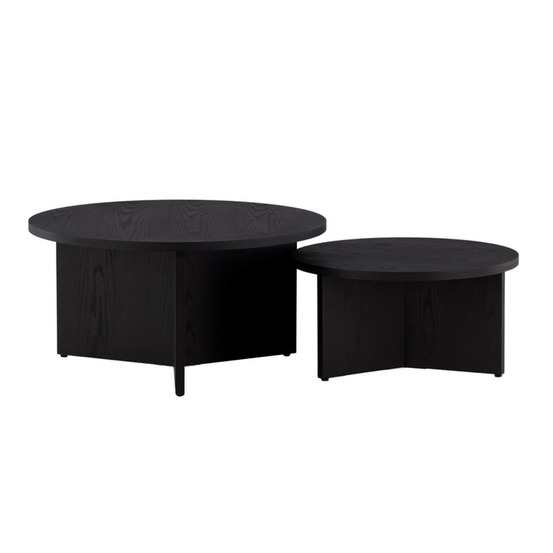 Lot de 2 tables basses design