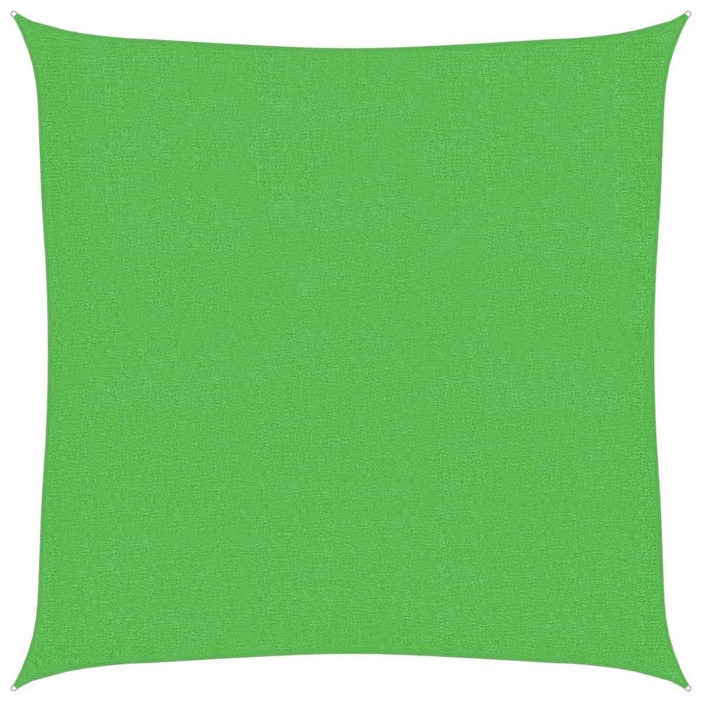 Voile d'ombrage 160 g/m² vert clair 2x2 m pehd