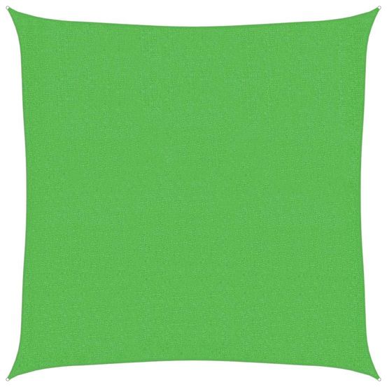 Voile d'ombrage 160 g/m² vert clair 2x2 m pehd
