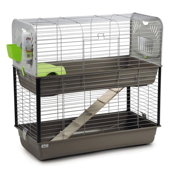 Cage pour lapins caesar 3 double 100 x 50 x 97 cm 266888
