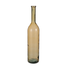 Mica decorations - vase bouteille en verre recyclé ocre h100