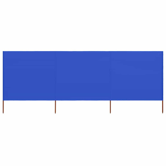 Brise vue 3 panneaux Tissu 400 x 120 cm