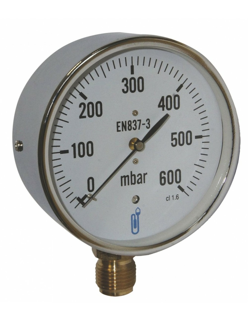 Manometre gaz d100 rv1/2 600mb