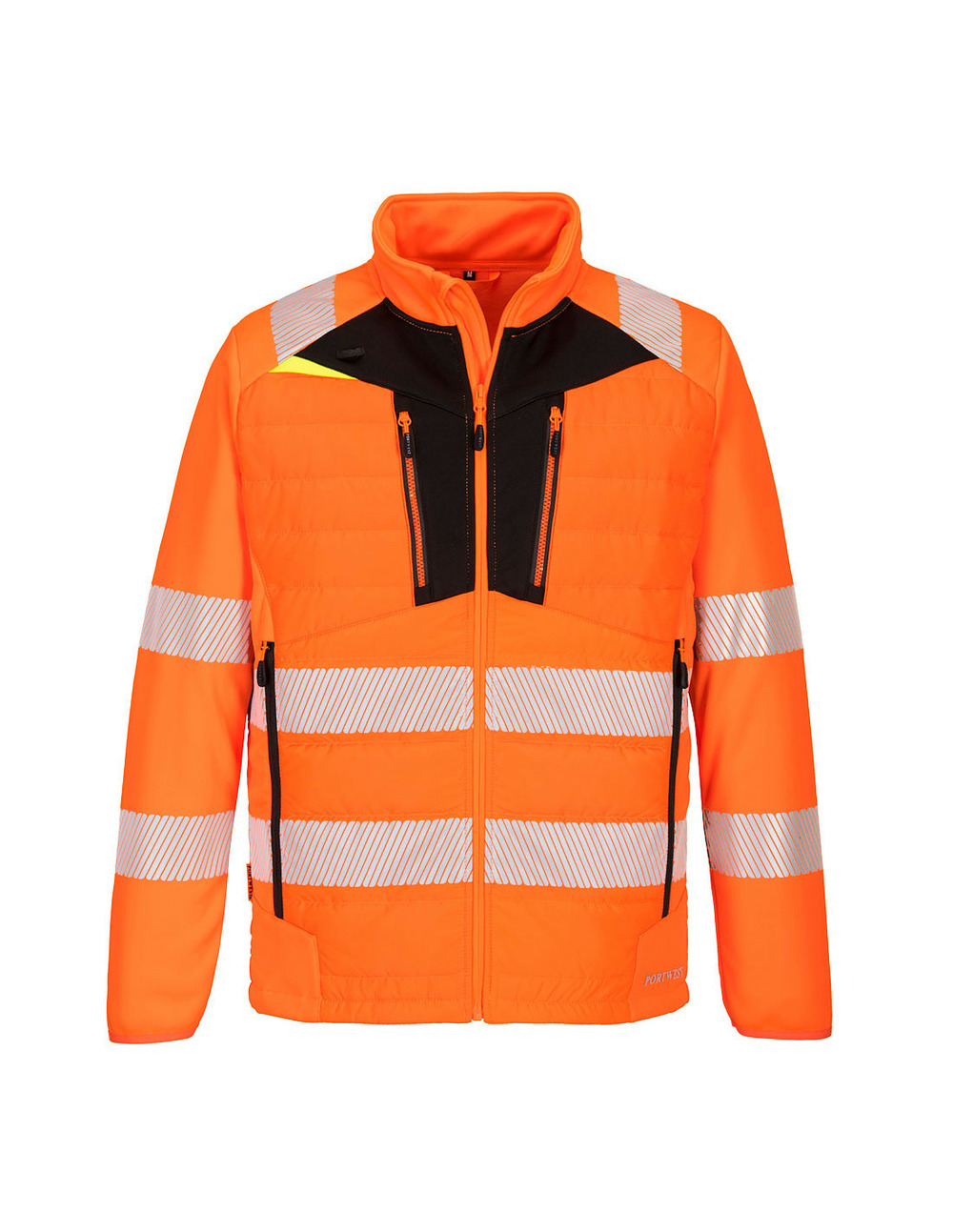 Veste hybride haute visibilité dx4 couleur : orange/noir taille s - portwest